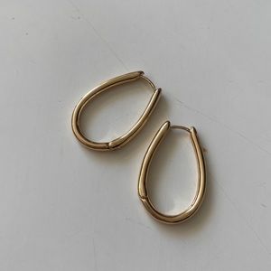 Gold vermeil hoops